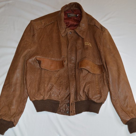 Hard Rock Hotel Other - Vintage Hard Rock Hotel Leather Bomber Jacket-  Men's XL